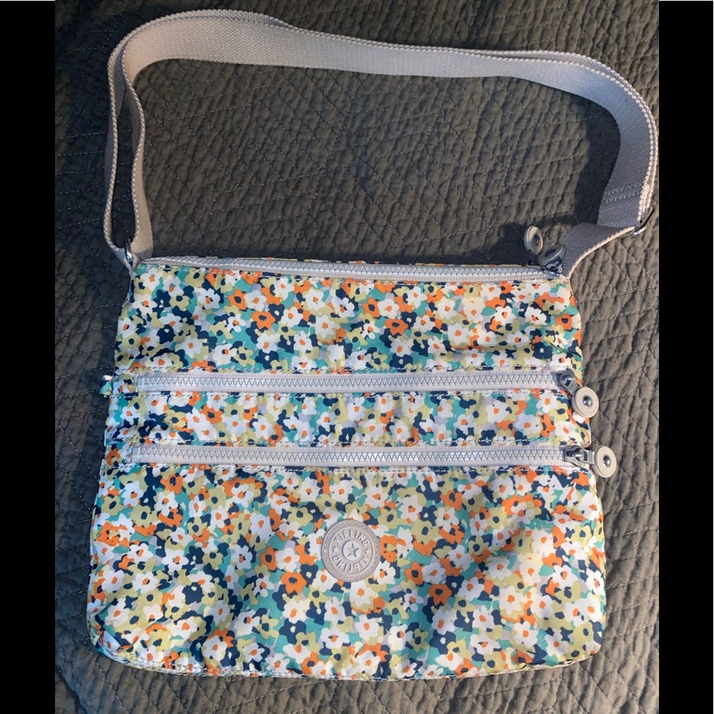 Kipling Floral Alvar purse bag